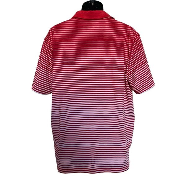 Under Armour Atlanta Falcons NFL Polo Shirt Football Red White Stripes Men’s XL - Picture 4 of 8